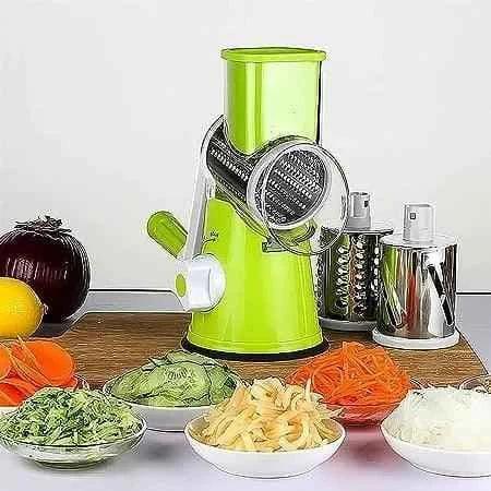3 in 1 Manual Vegetable Cutter Slicer for Effortless Food Prep - Clarify.pk