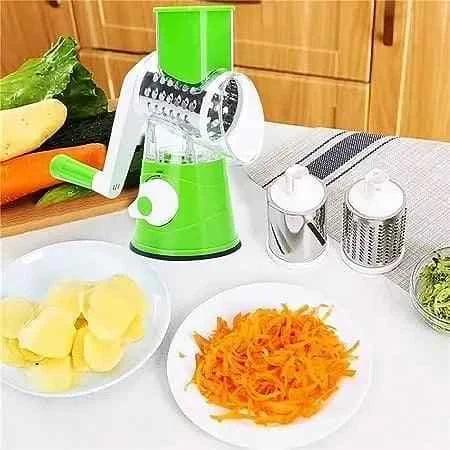 3 in 1 Manual Vegetable Cutter Slicer for Effortless Food Prep - Clarify.pk