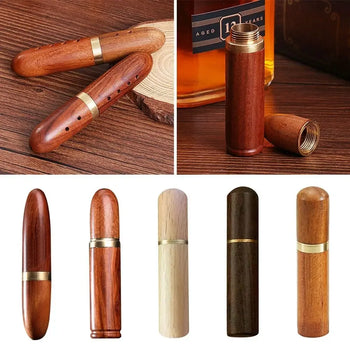 Sandalwood Needle Organizer - Durable Wood Case - Clarify.pk