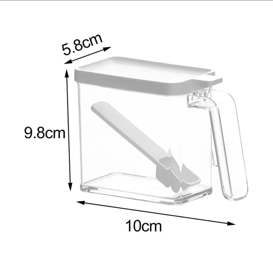Seasoning Acrylic Jar with Spoon