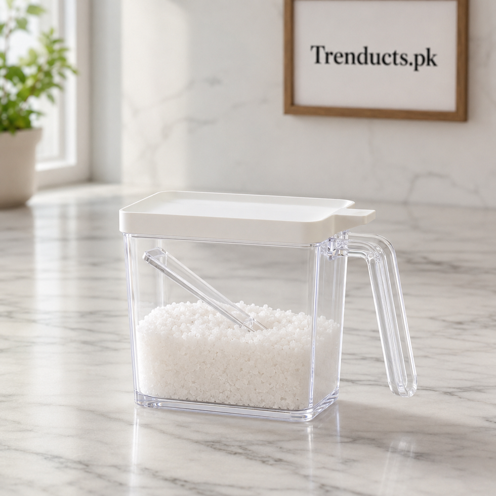 Seasoning Acrylic Jar with Spoon