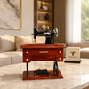 Vintage Sewing Machine Drawer Music Box