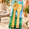 2-Piece Bamboo Kitchen Spoon & Spatula Set