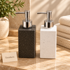 Square Glass Soap Dispenser for Bathroom & Kitchen