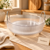 Ribbed Acrylic Serving Tray