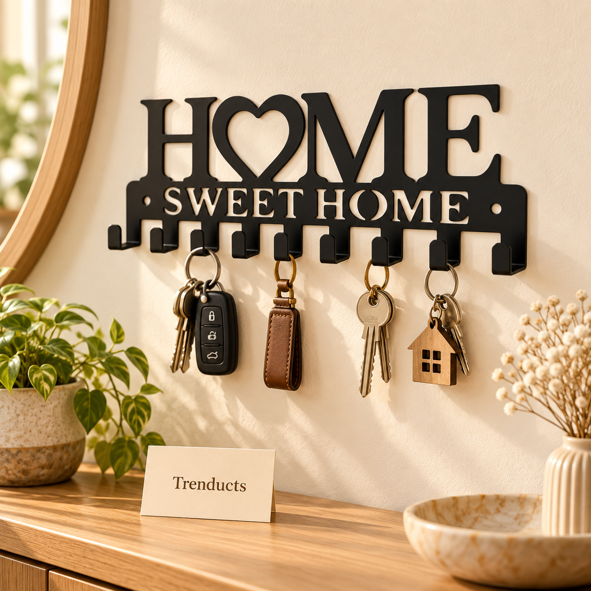 Sweet Home Wall-Mounted Key Holder