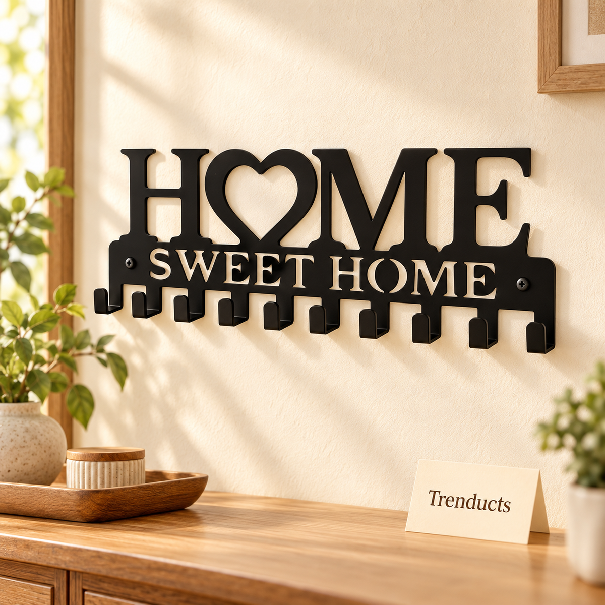 Sweet Home Wall-Mounted Key Holder