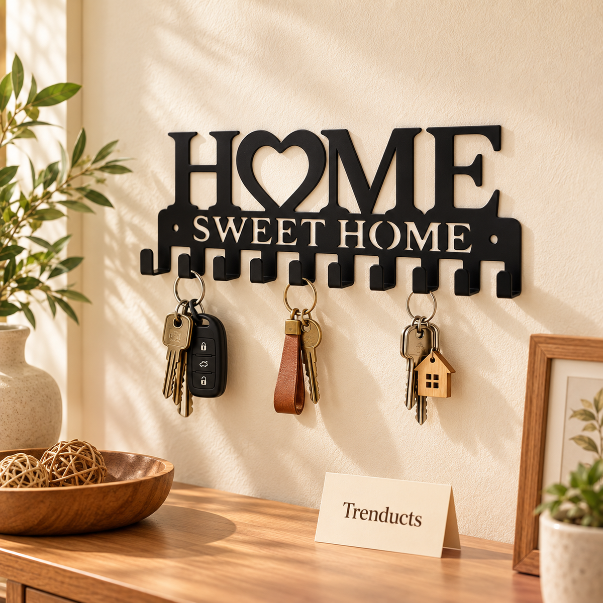 Sweet Home Wall-Mounted Key Holder