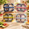 Premium Stainless Steel Lunch Box (Random Color)