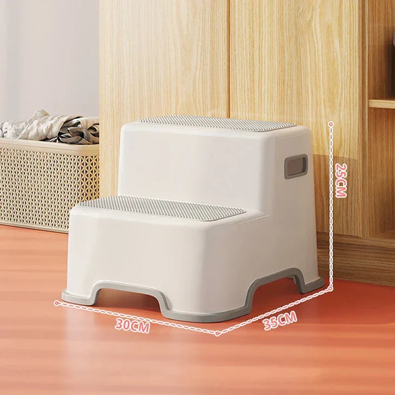 Non-Slip Step Stool for Bathroom with Handles - Clarify.pk