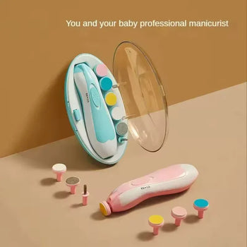Electric Baby Nail Trimmer Set with 6 Attachments - Clarify.pk