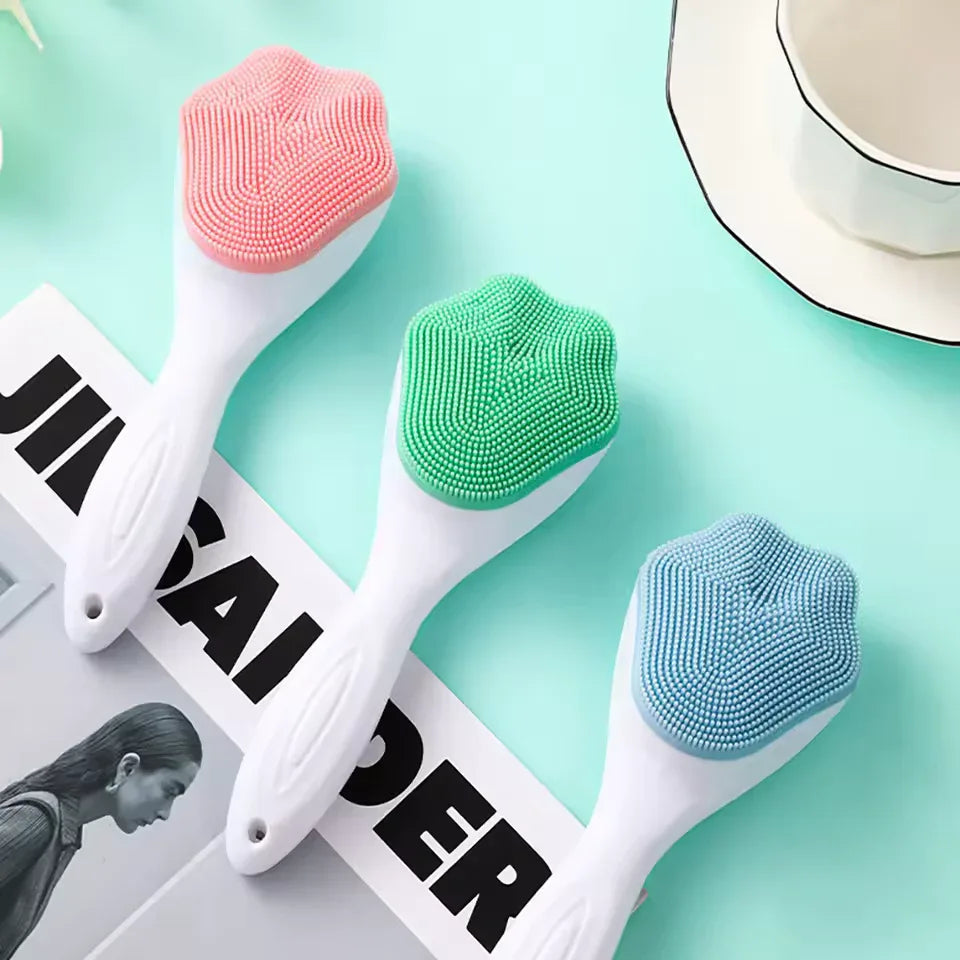 Silicone Face Cleaning Brush with Soft Bristles - Clarify.pk