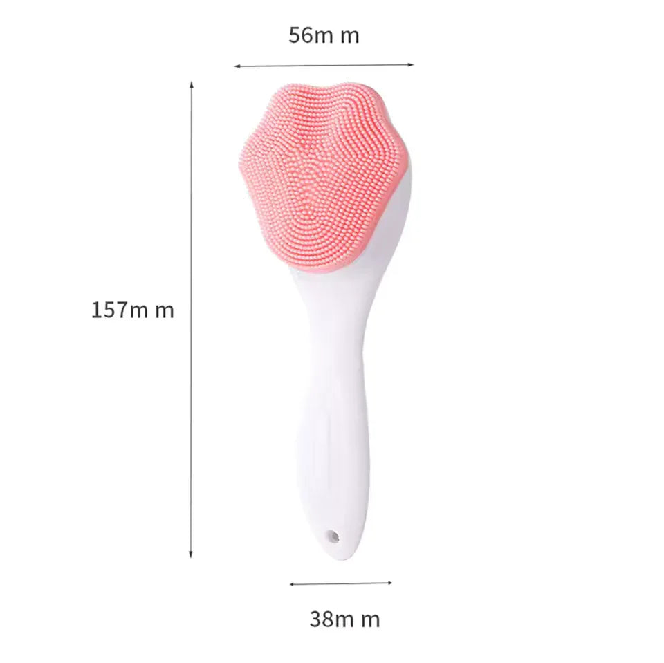 Silicone Face Cleaning Brush with Soft Bristles - Clarify.pk