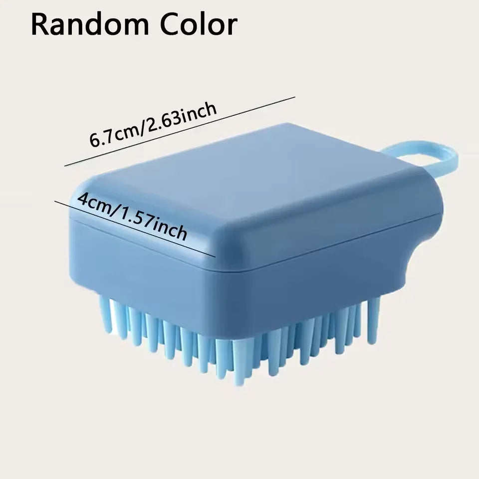 Clarify.pk Silicone Head Massager Brush Soft Grip - Clarify.pk