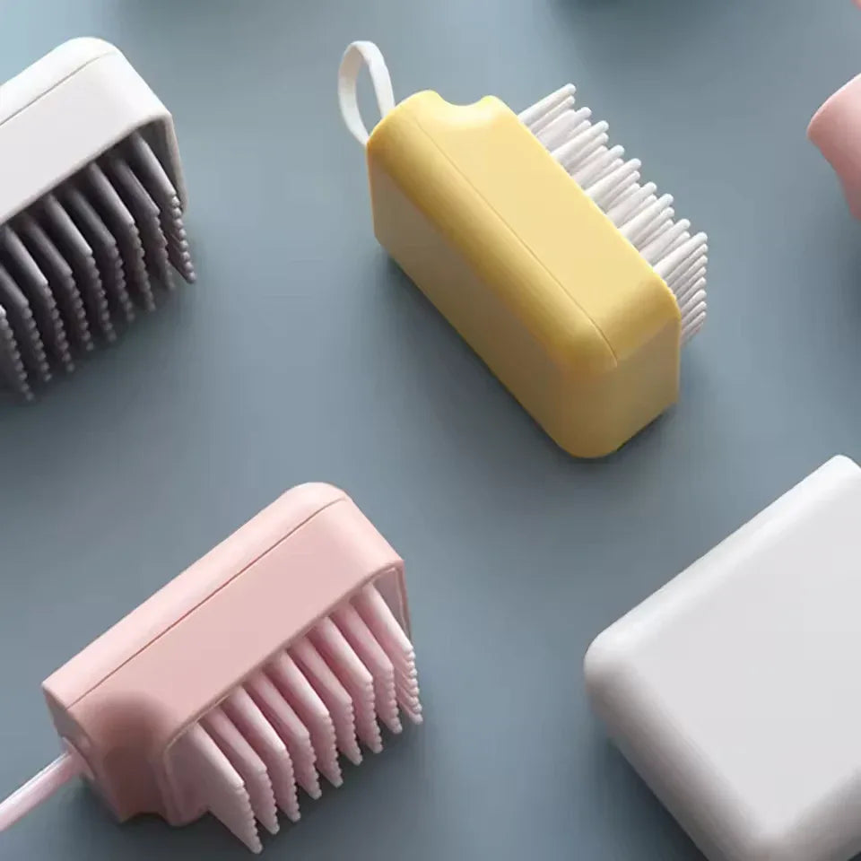 Clarify.pk Silicone Head Massager Brush Soft Grip