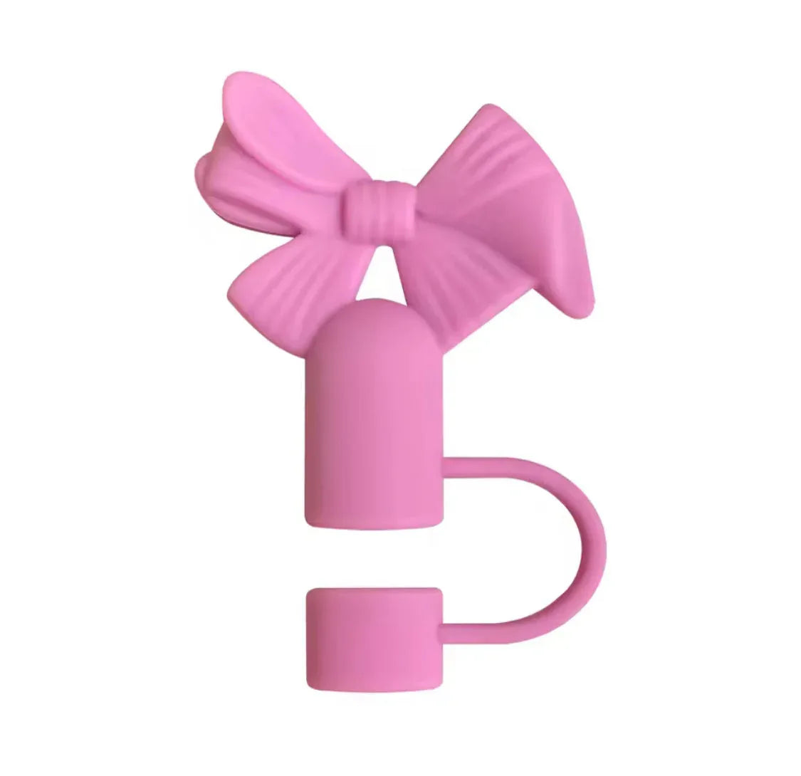 Set of 3 Silicone Straw Toppers Floral Design - Clarify.pk