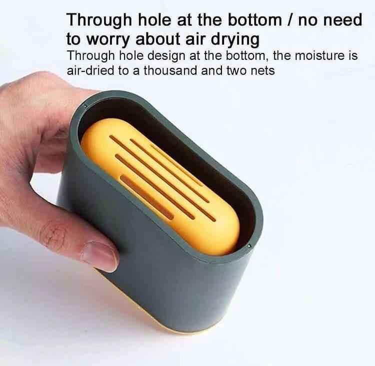 Silicone Toilet Brush Set with Holder - Clarify.pk