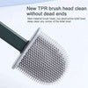 Silicone Toilet Brush Set with Holder - Clarify.pk