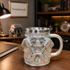 450ml Silver V8 Engine Mug with Raised Details