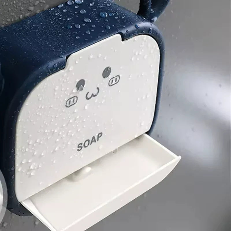 Single Box Wall Mounted Soap Holder Cute Design - Clarify.pk