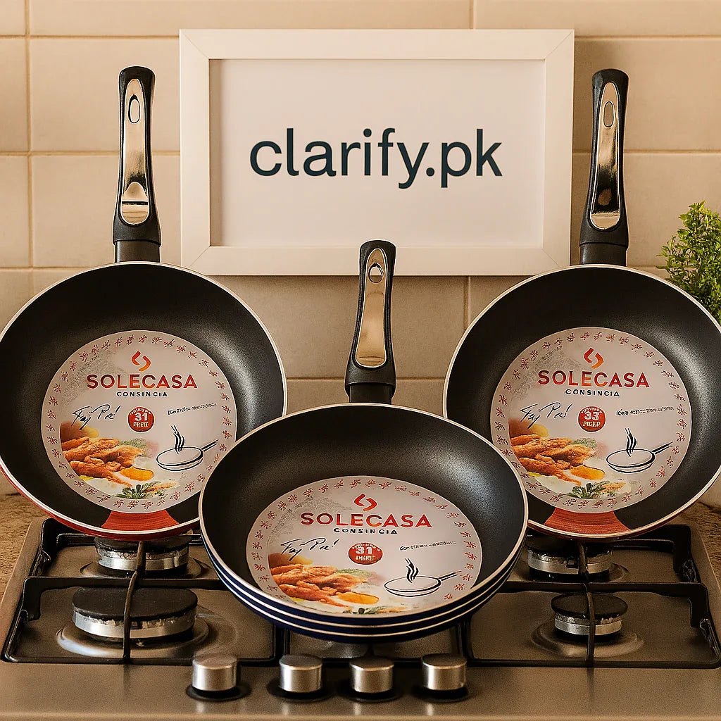 Solecasa Non Stick Frying Pan - Clarify.pk