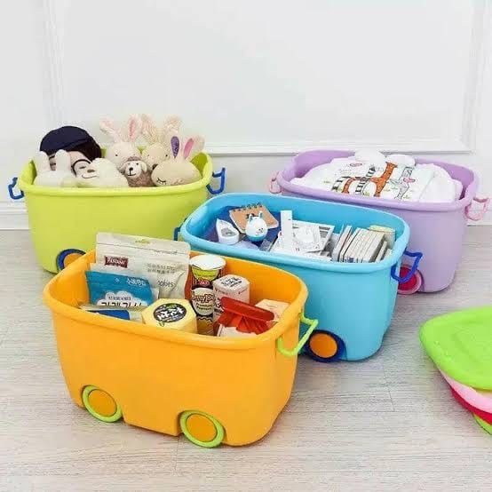 Large Multi-Purpose Storage Box with Wheels
