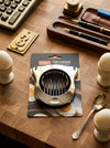 Premium Metal Egg Cutter and Slicer with Chrome Finish