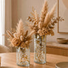 Gold Foil Cylinder Glass Vase