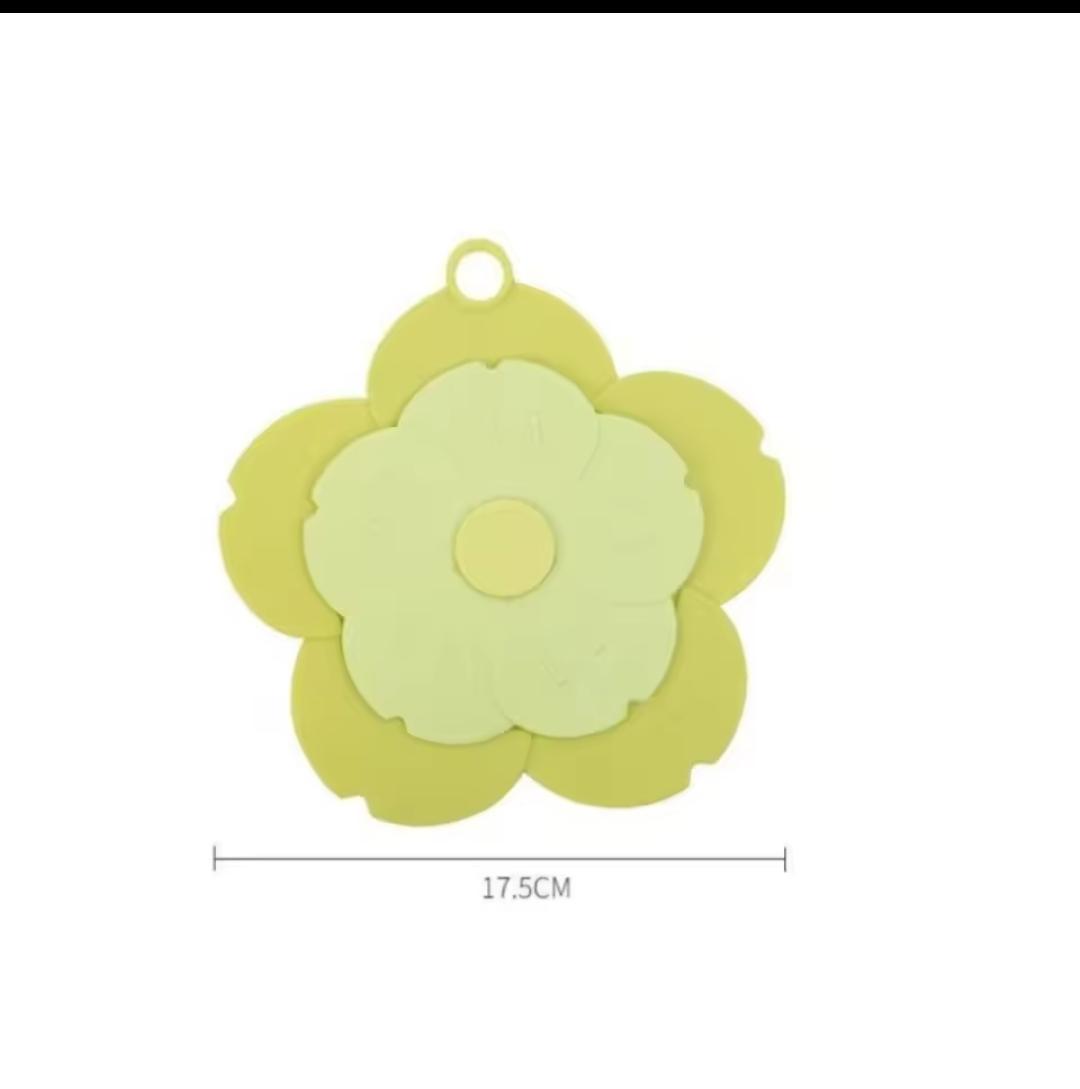 Flower Floor Drain Cover - Anti-Odour Deodorant Filter Pad 17.5 cm