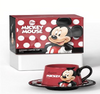 Disney Mickey Mouse Ceramic Cup and Saucer Set - Gift Box