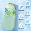 2 in 1 Silicone Ice Roller for Face with Cleansing Brush Lid
