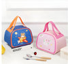 Kids Insulated Lunch Bag with Random Cute Character Print - 23 x 17 cm
