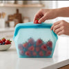 Reusable Silicone Storage Bag - Leak-Proof Food Bag