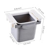 Hidden Drawer Trash Can - Under Desk Sliding Concealed Waste Bin