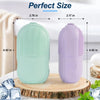 2 in 1 Silicone Ice Roller for Face with Cleansing Brush Lid