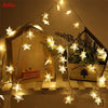 20 LED Star Curtain Lights for Decoration - Clarify.pk