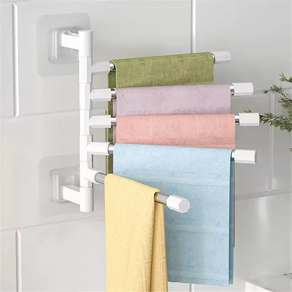 Space Saving Bathroom Towel Organizer Rack - Clarify.pk