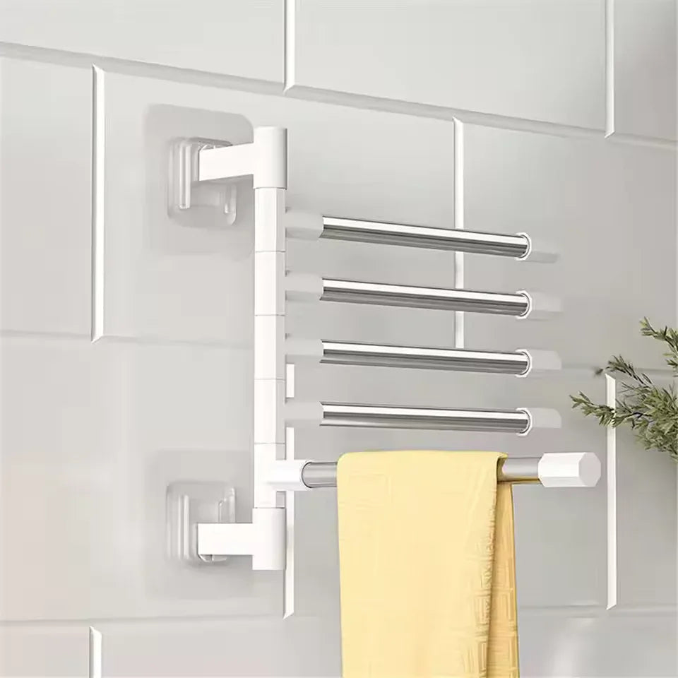 Space Saving Bathroom Towel Organizer Rack - Clarify.pk