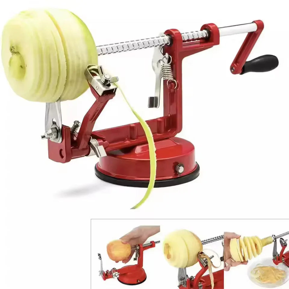 Spiral Vegetable Slicer Manual for Easy Peeling