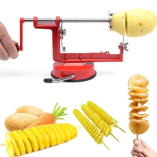 Spiral Vegetable Slicer Manual for Easy Peeling - Clarify.pk