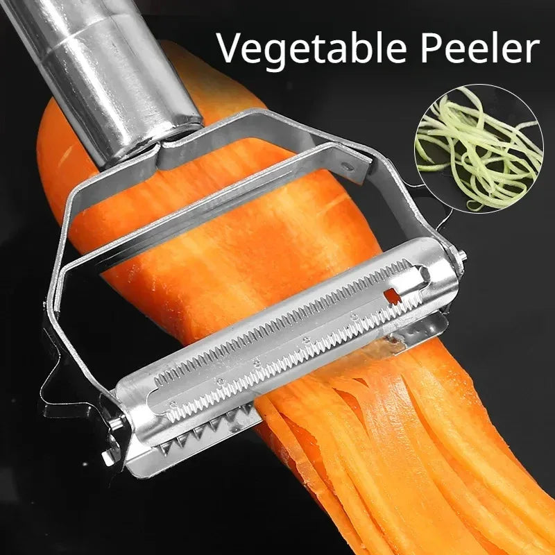 3 in 1 Kitchen Peeler and Grater Stainless Steel