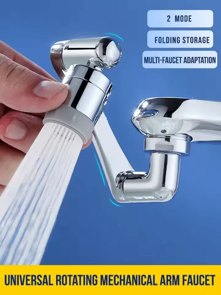 Stainless Steel Faucet Extender with Rotation - Clarify.pk