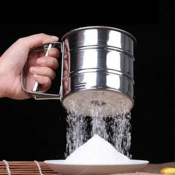 Stainless Steel Flour Sieve for Baking - Clarify.pk
