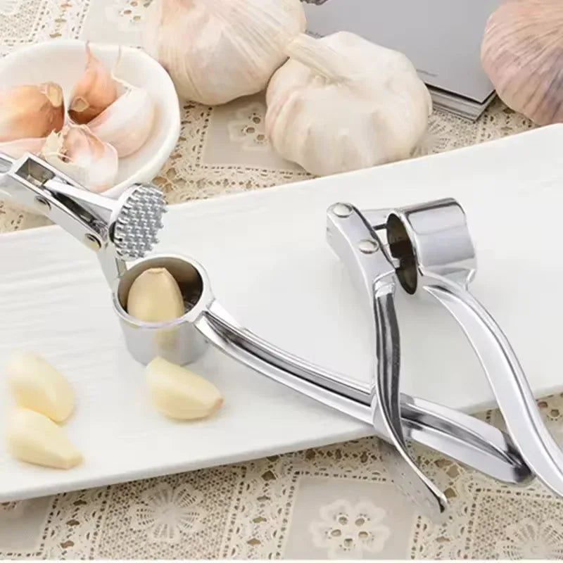 Stainless Steel Garlic Press – Durable Kitchen Tool - Clarify.pk