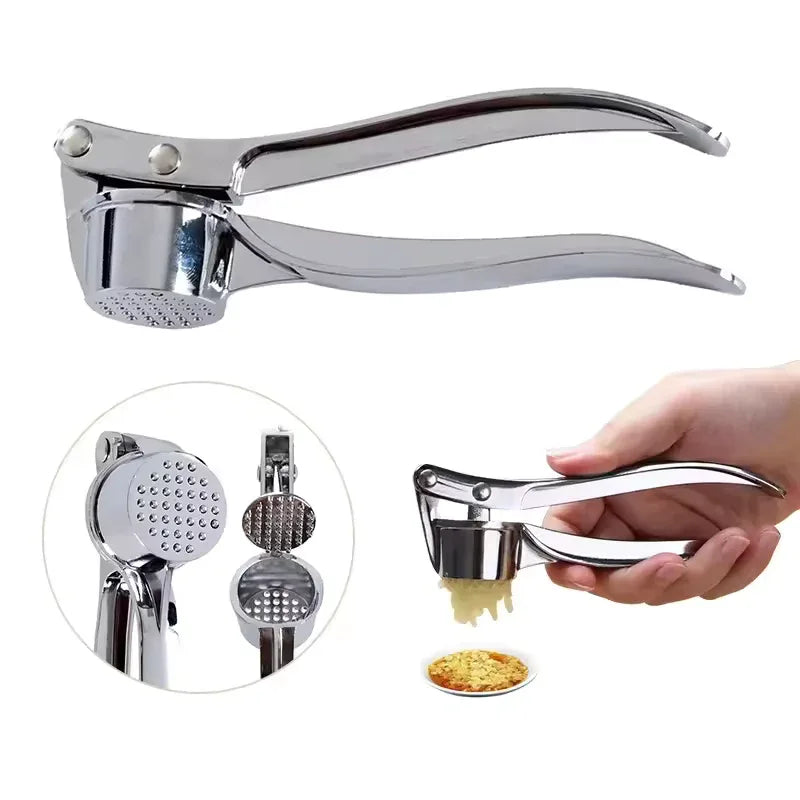Stainless Steel Garlic Press – Durable Kitchen Tool - Clarify.pk