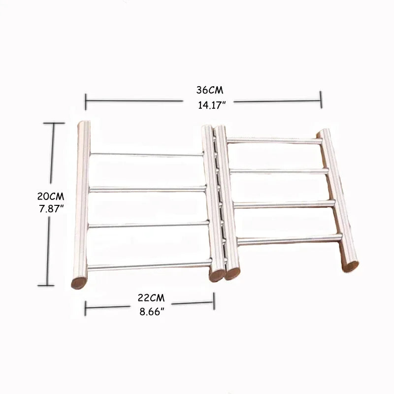 Metal Heat Rack Stainless Steel Heat Insulated Rack Tray for Kitchen Use | Clarify.pk ...