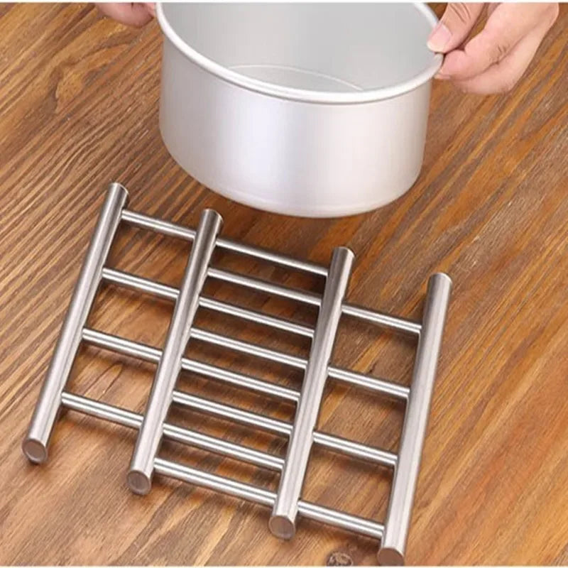 Stainless Steel Heat Insulated Rack for Kitchen - Clarify.pk