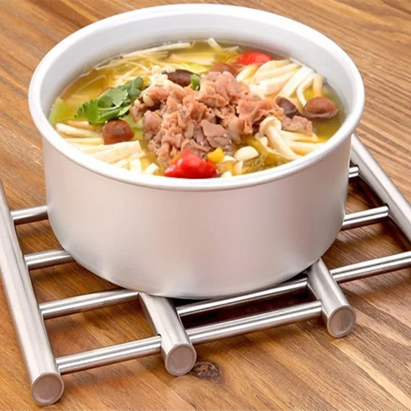 Kitchen Heat Rack Stainless Steel Heat Insulated Rack Tray for Kitchen Use | Clarify.pk ...