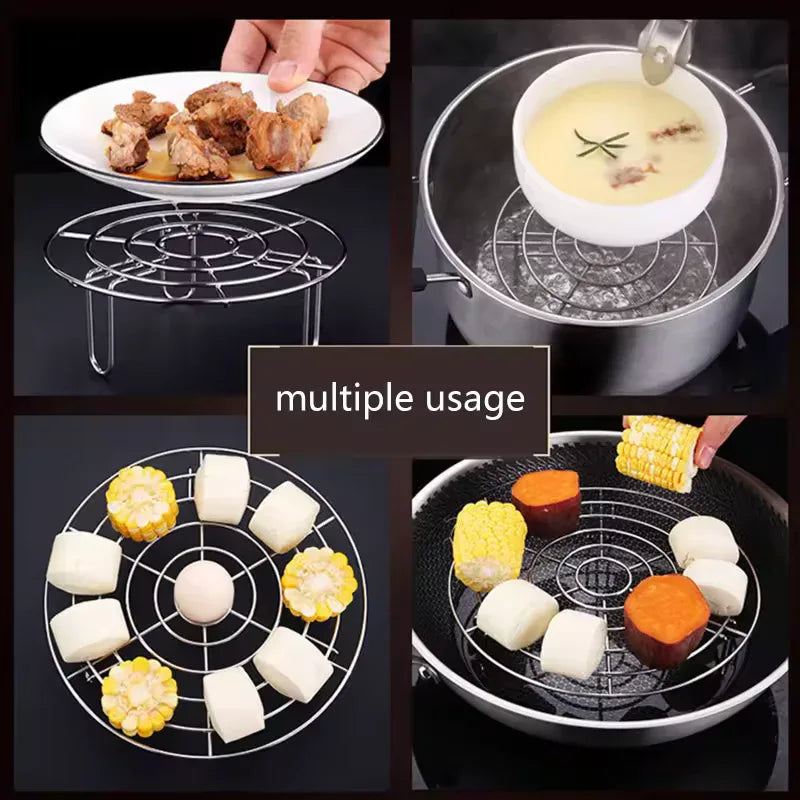 Round Trivet Rack for Cooking – Durable Stainless Steel