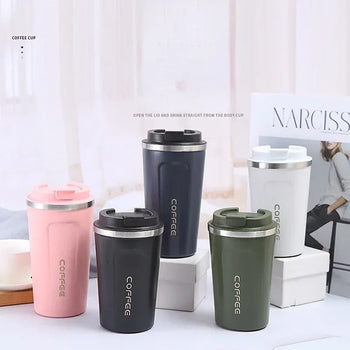 Stainless Steel Thermos Mug - Durable Coffee Cup - Clarify.pk